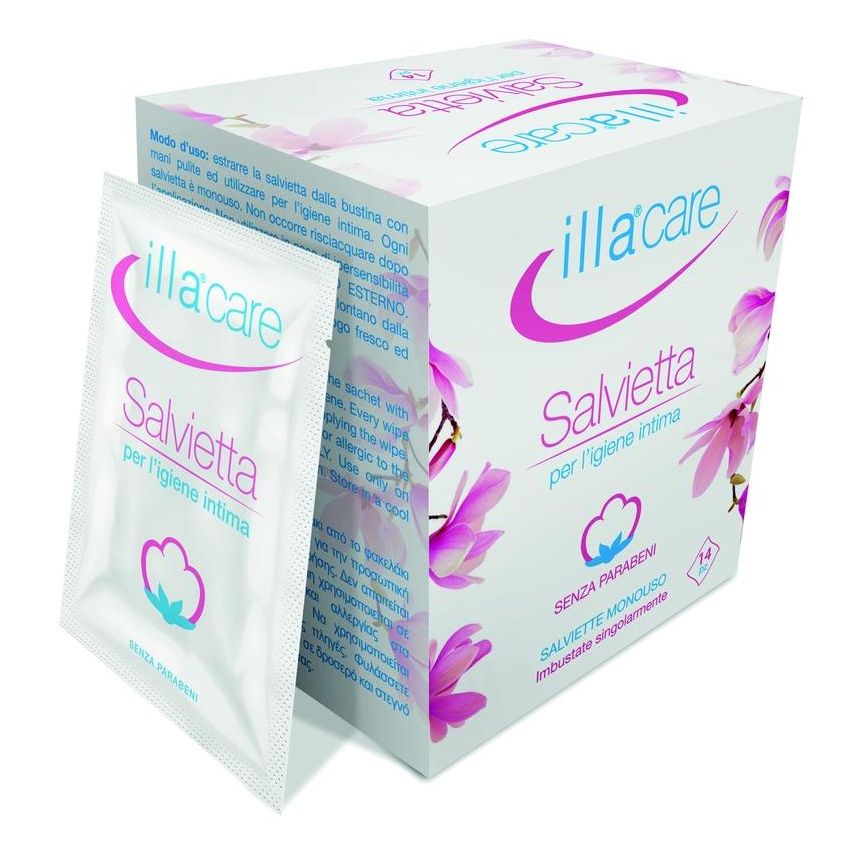 Illa Care Salviette Intime - Confezione da 14 Pezzi