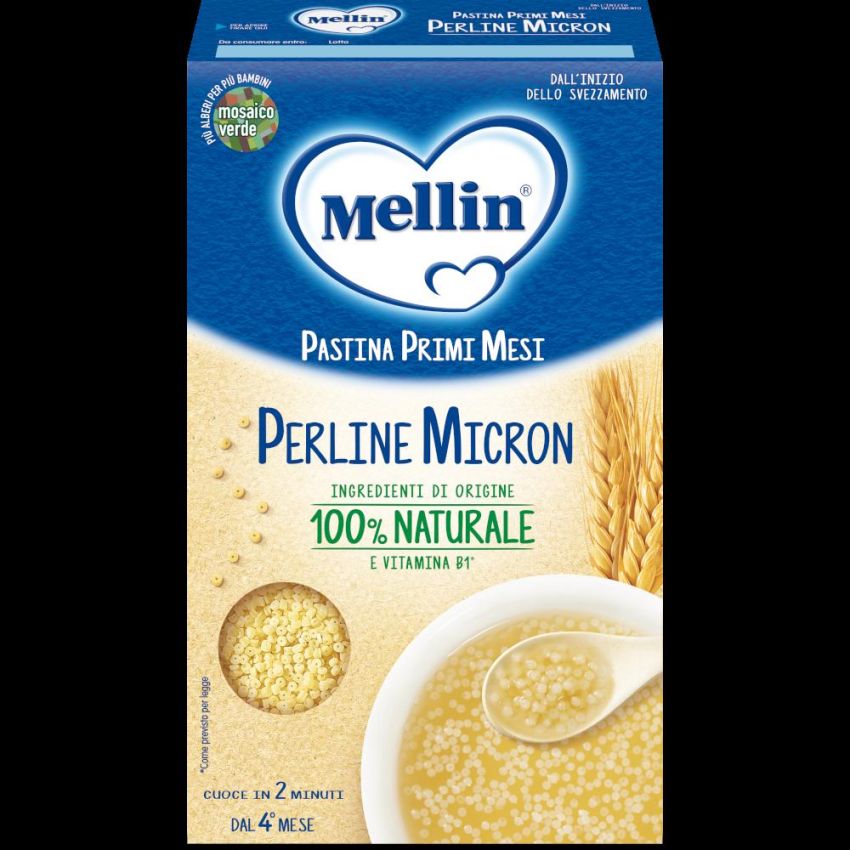 Mellin Perline Micron 320g - Alimento Nutriente per Bambini