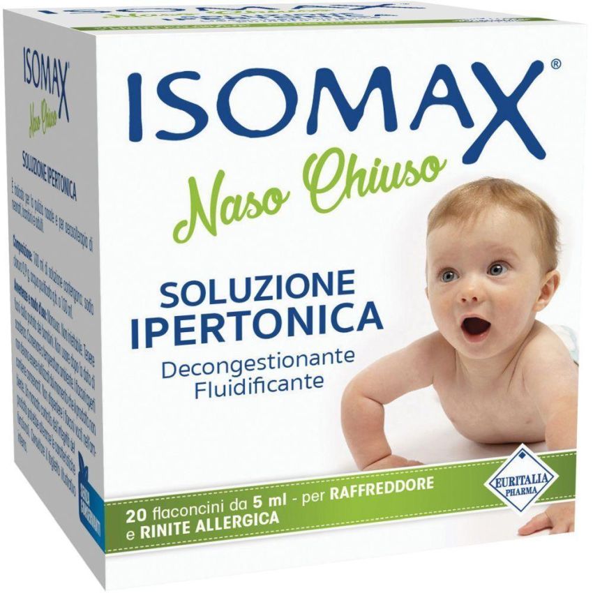 Isomax Naso Chiuso: 20 Flaconcini Ipertonici da 5ml