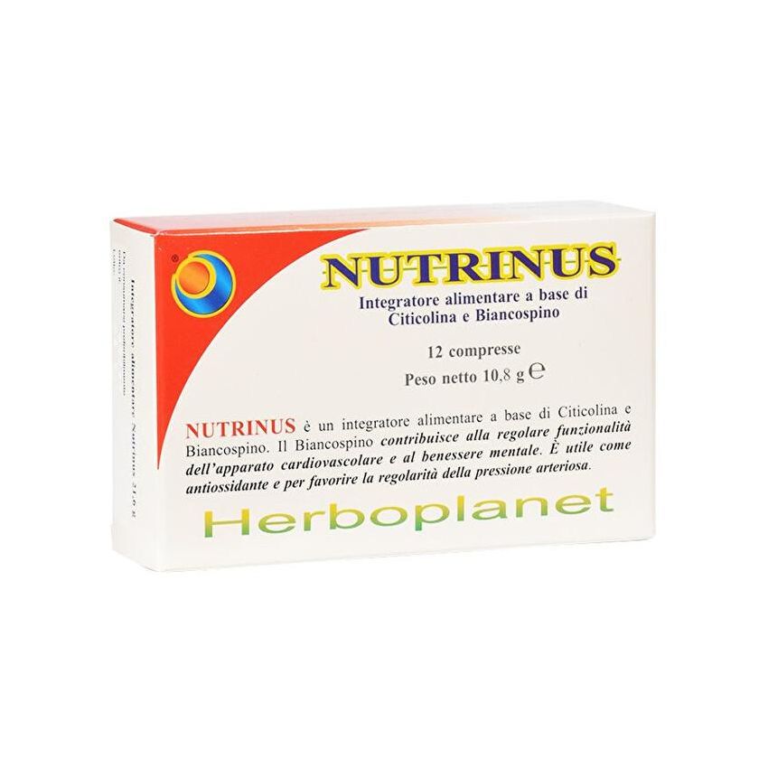 Nutrinus - Integratore Alimentare, Confezione da 12 Compresse