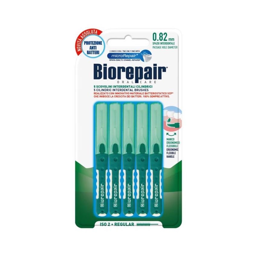 Biorepair Scovolino Regular ISO2, Confezione da 5 Pezzi