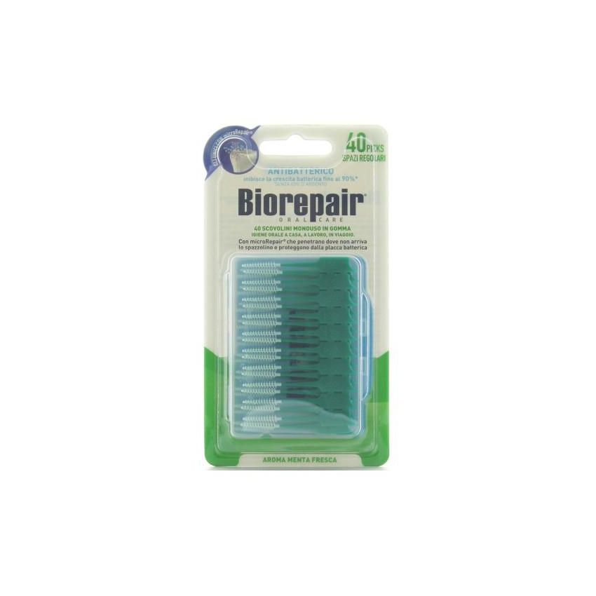 Biorepair Scovolino in Gomma Regular - Confezione da 40 Pezzi