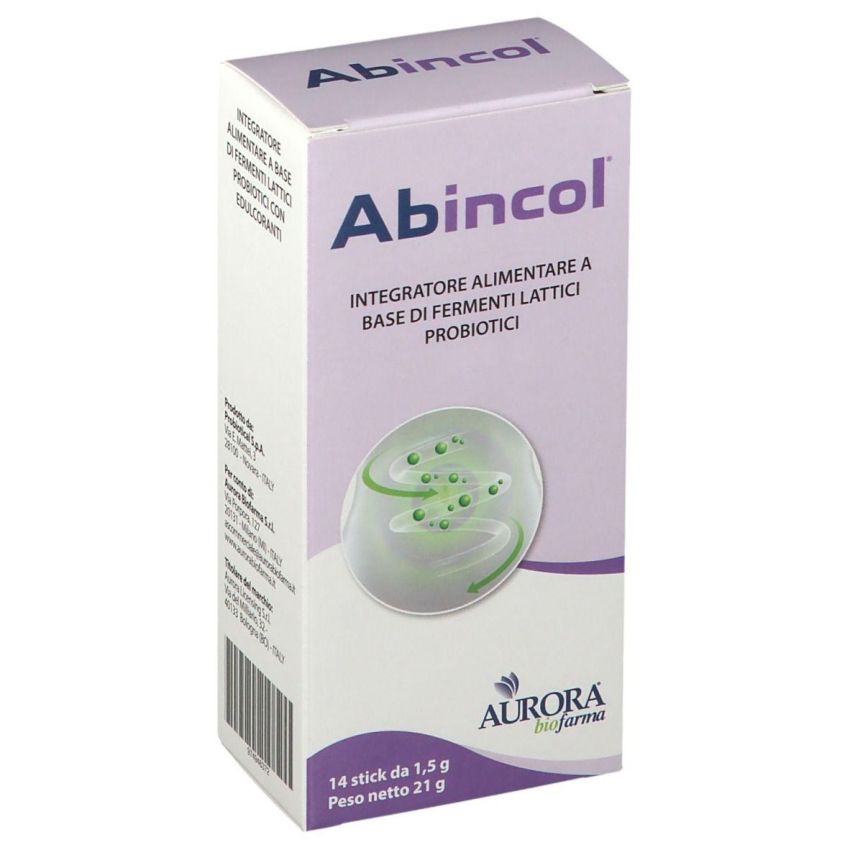 Abincol 14 Stick Orosolubili per Digestione Facile