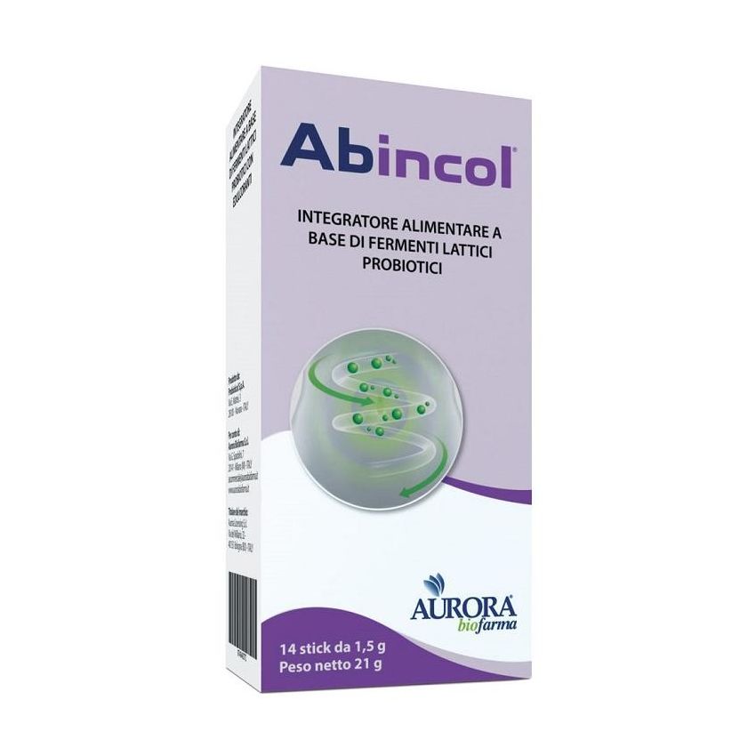 Abincol 14 Stick Orosolubili per Digestione Facile