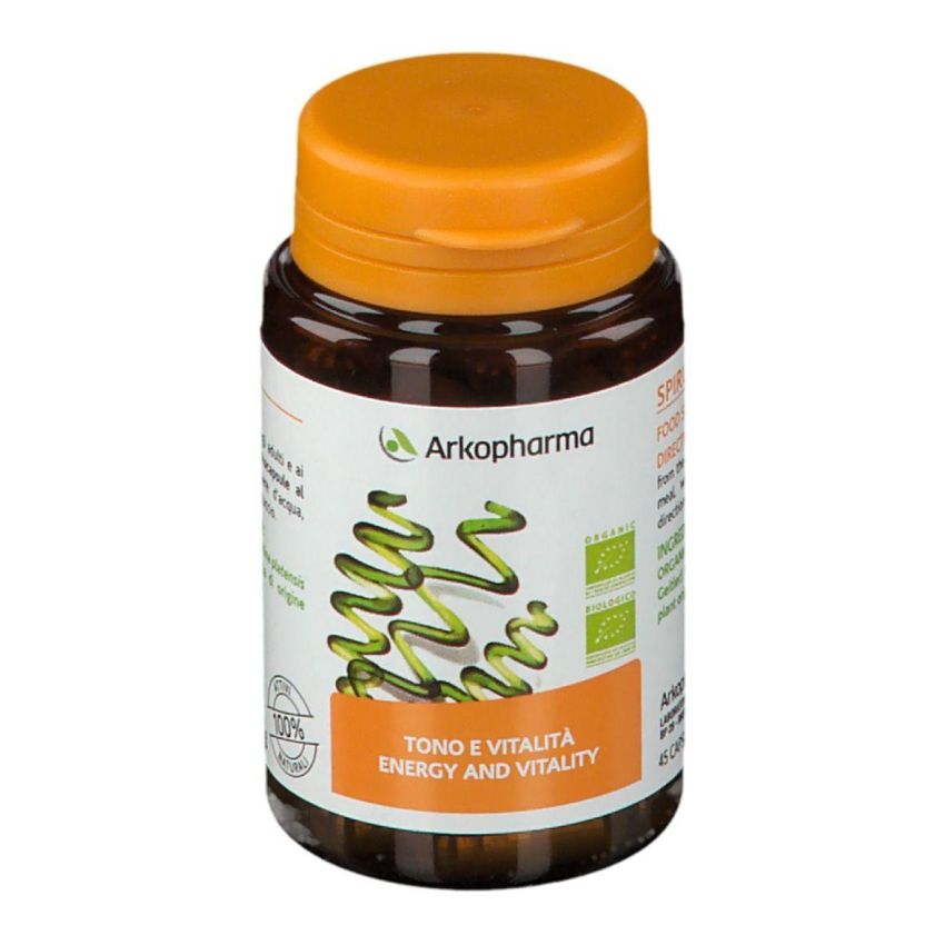 Arkopharma Spirulina Bio - Integratore Naturale, 45 Capsule