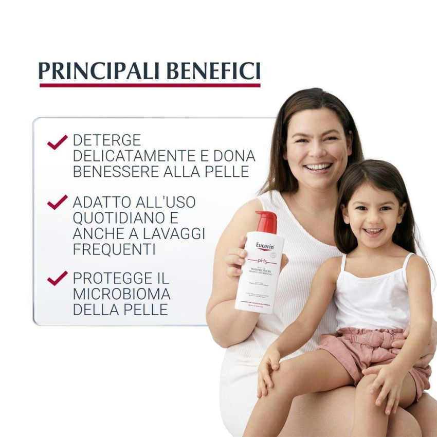 Detergente Fluido Eucerin pH5 400ml per pelle sensibile