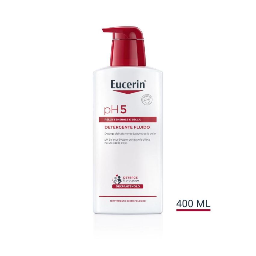 Detergente Fluido Eucerin pH5 400ml per pelle sensibile