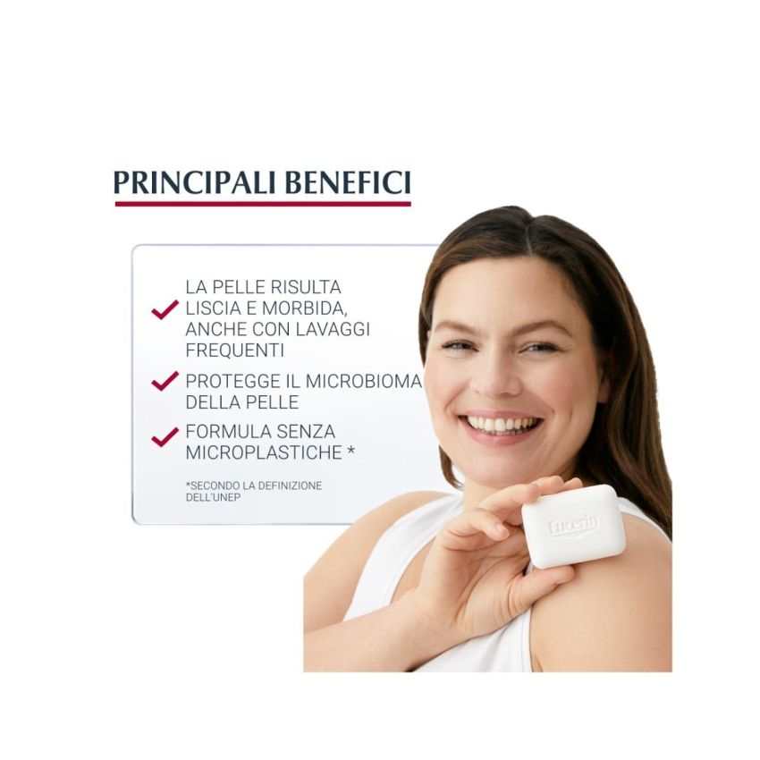Sapone Solido Eucerin pH5 100g per Pelle Sensibile