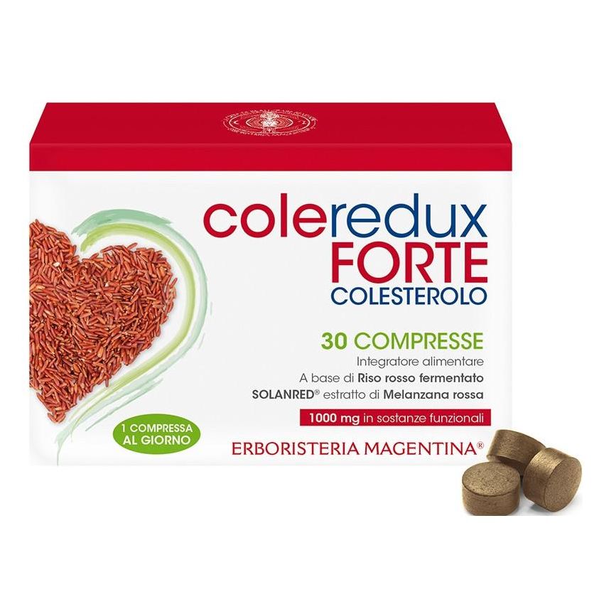 Coleredux Forte - Integratore per il Colesterolo, 30 Compresse