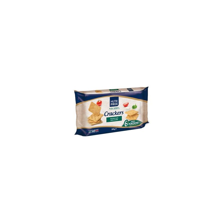 Nutrifree - Confezione da 6 Crackers Integrali, 33,4g ciascuno