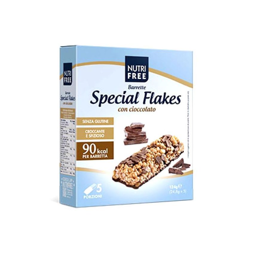 Nutrifree Special Flakes - Confezione da 5 Barrette Nutritive