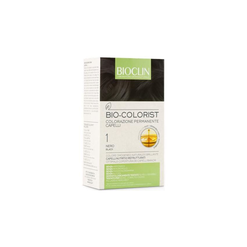 Bioclin Bio Colorist 1 Nero - Colorazione Permanente per Capelli