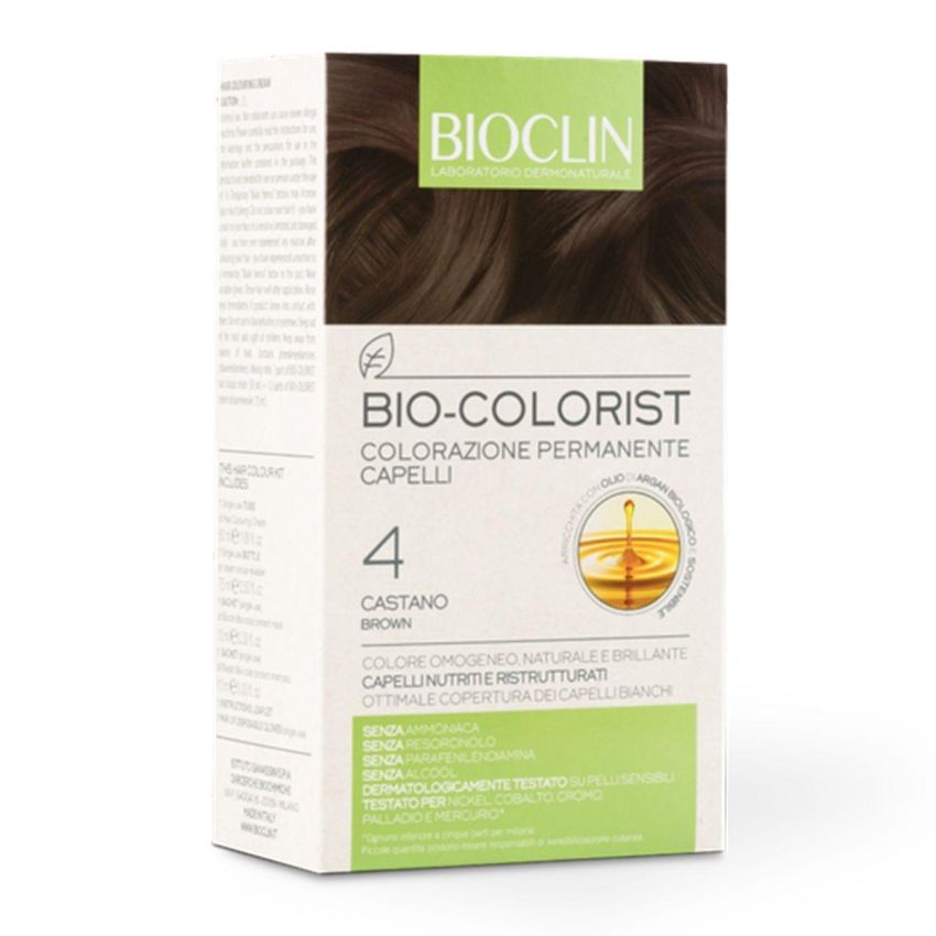 Bioclin Bio Colorist Castano 4 - Colorazione Permanente Naturale