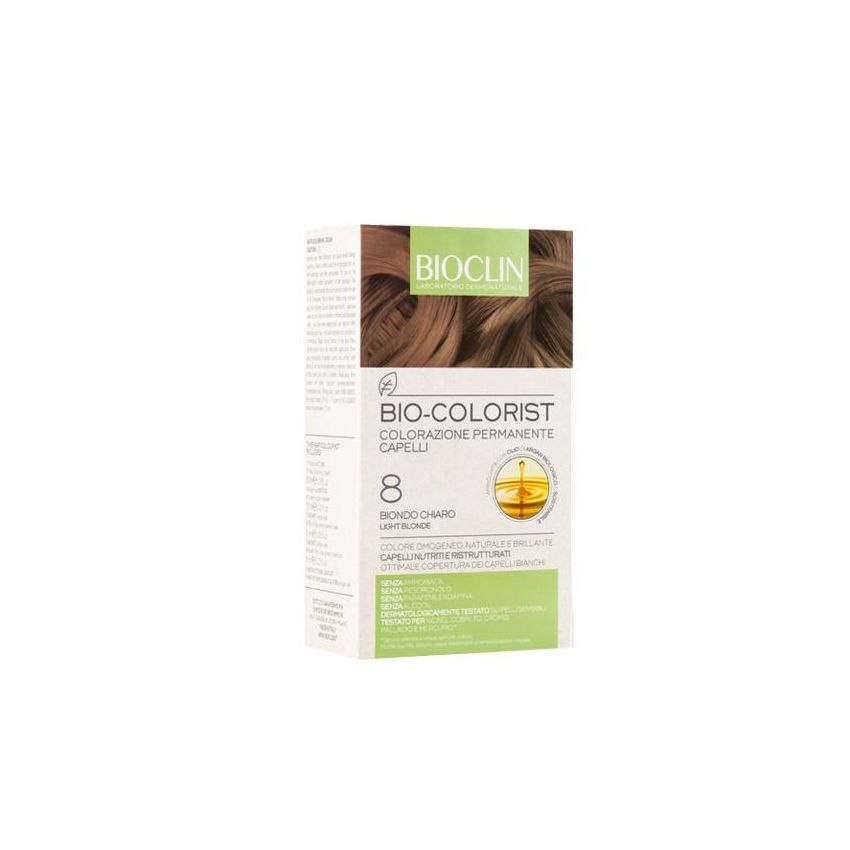 Bioclin Bio Colorist Permanente Colorazione Capelli - 8 Biondo Chiaro