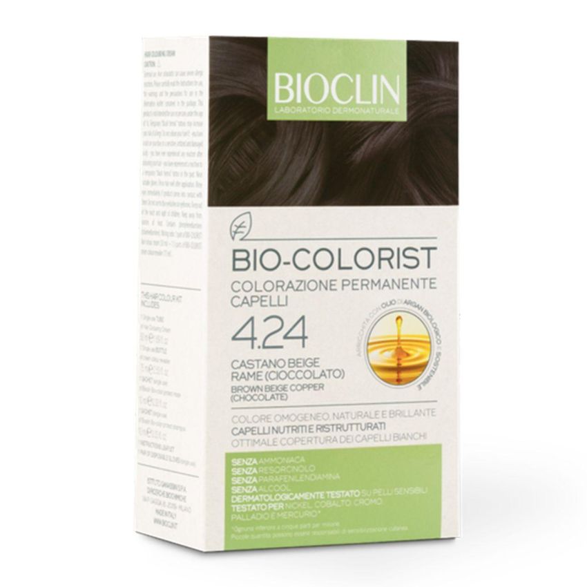 Bioclin Bio Colorist - Colorazione Permanente Castano Beige Rame 4.24