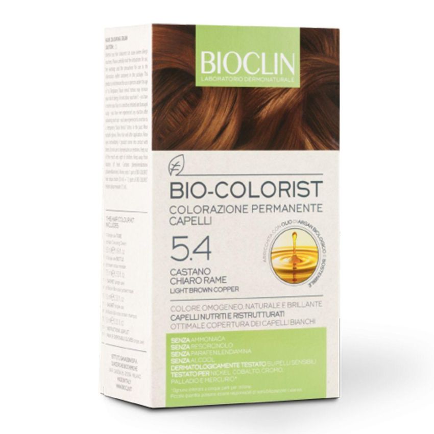 Bioclin Bio Colorist Colorazione Permanente 5.4 Castano Chiaro Rame