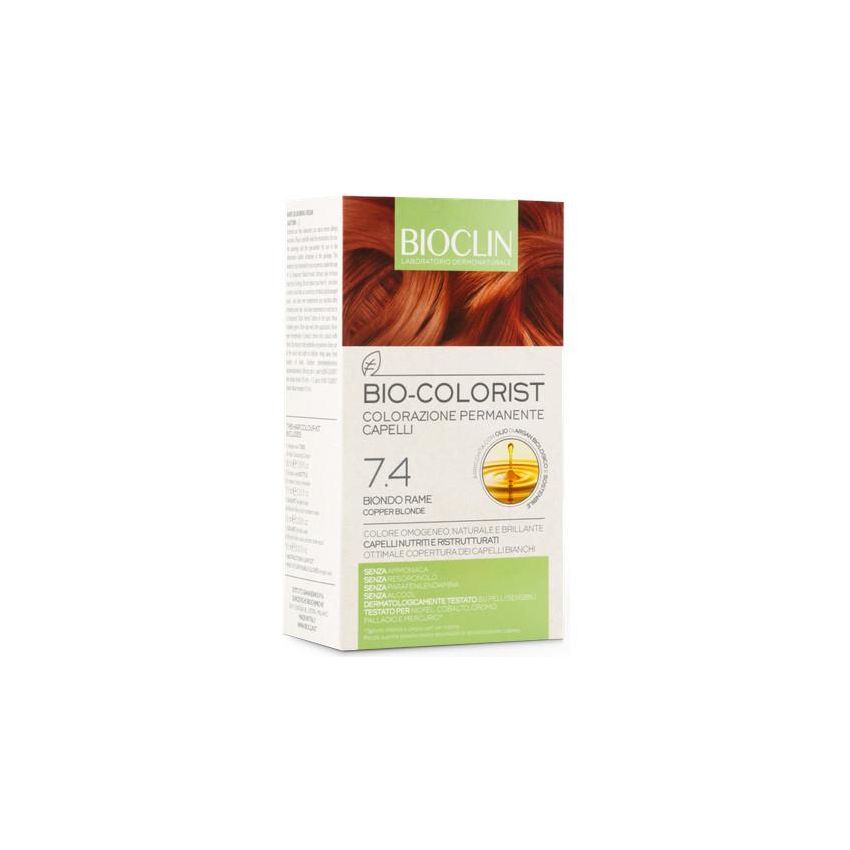Bioclin Bio Colorist 7.4 Biondo Rame - Colorazione Permanente