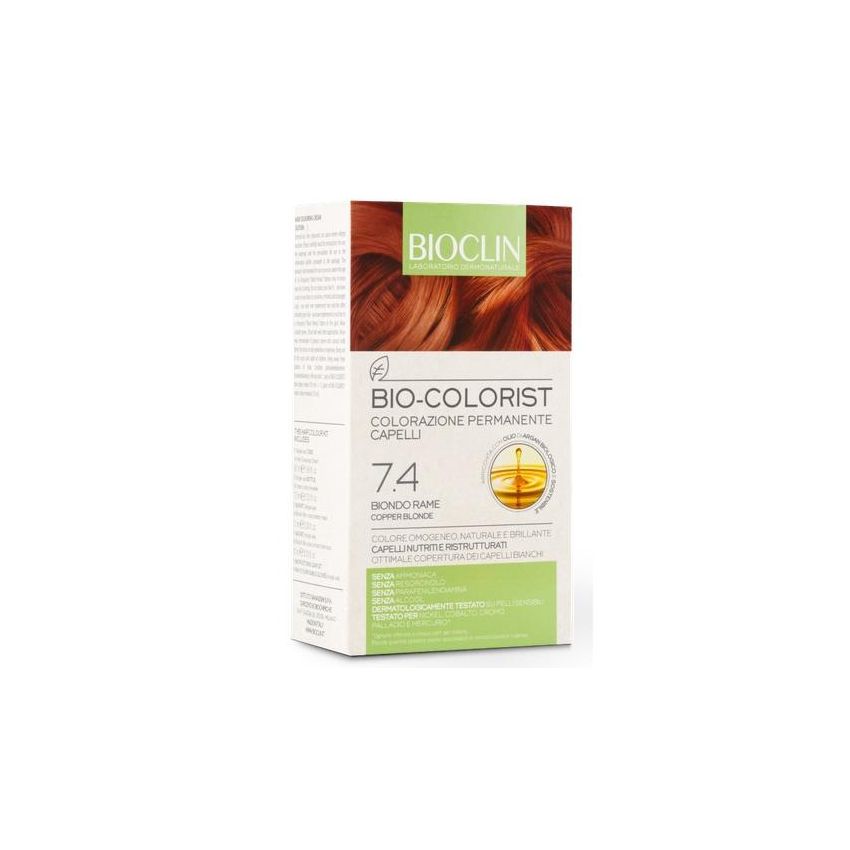 Bioclin Bio Colorist 7.4 Biondo Rame - Colorazione Permanente