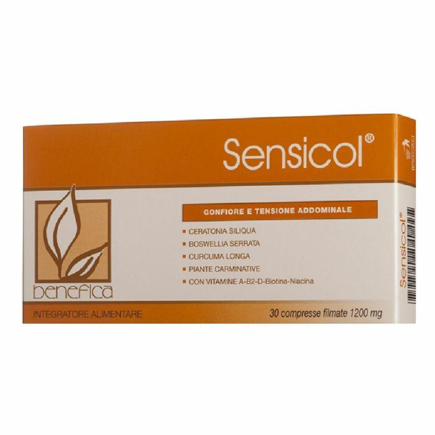 Benefica Sensicol - Integratore per il Benessere Digestivo, 30 Compresse