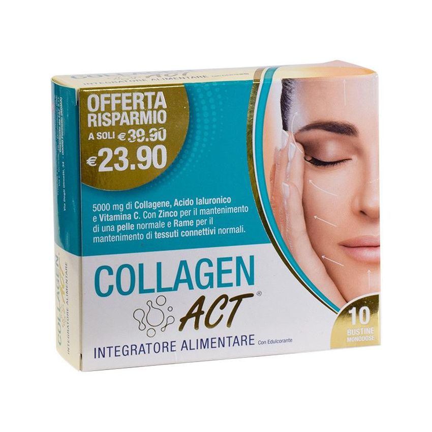 Act 10 Collagen: Monodose Bustine per la Cura della Pelle