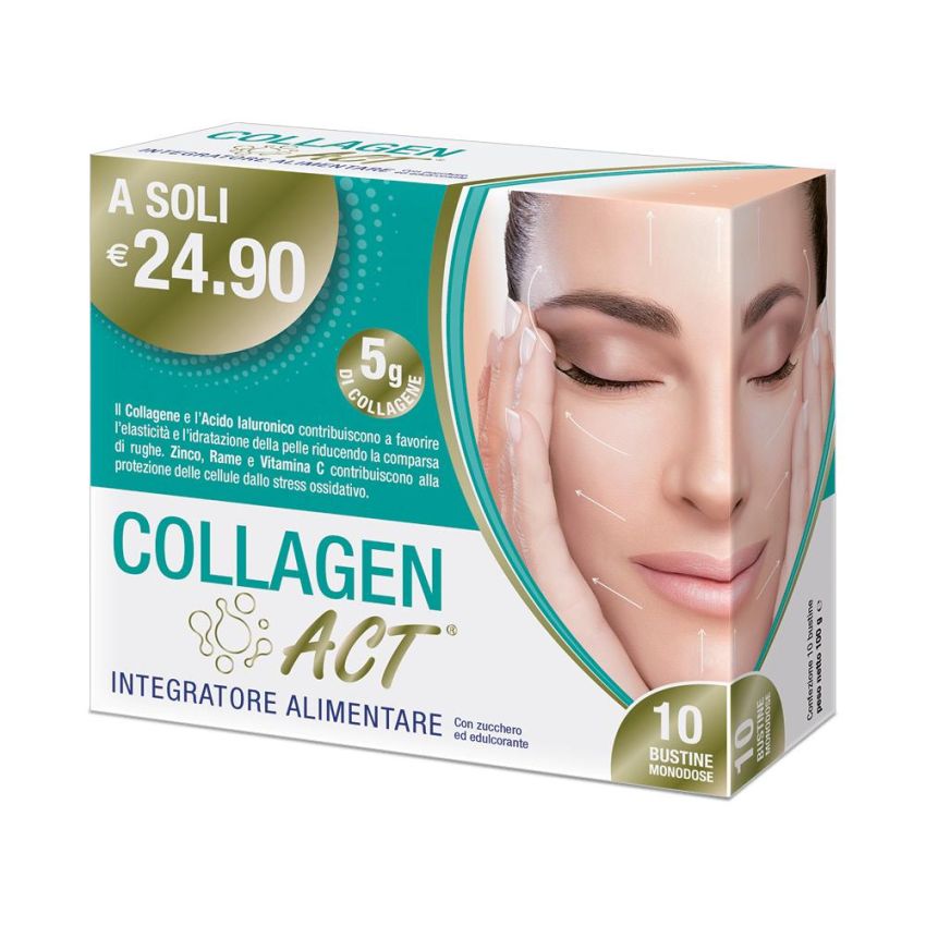 Act 10 Collagen: Monodose Bustine per la Cura della Pelle