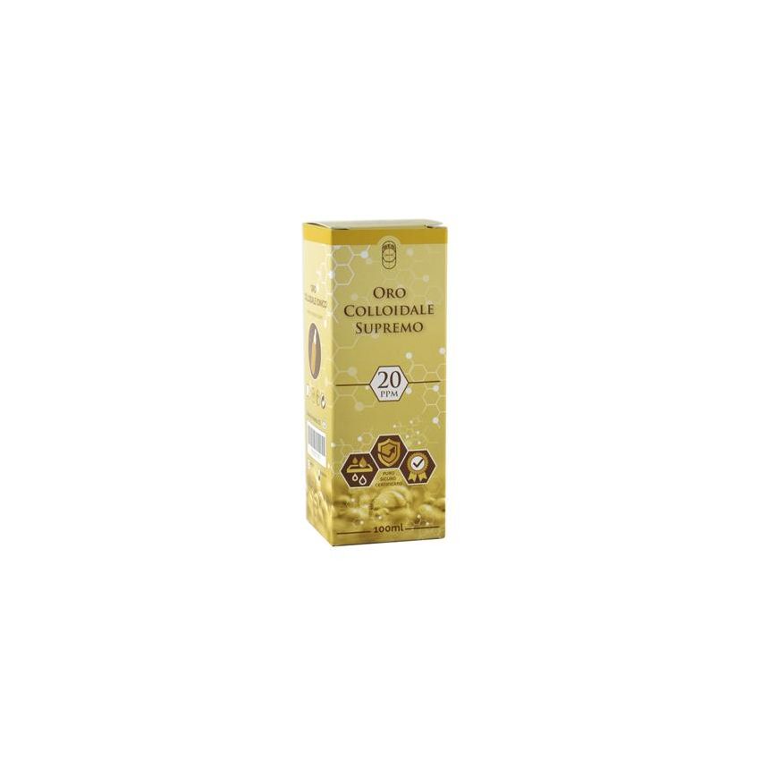 Supremo Oro Colloidale 20PPM - Soluzione da 100ml