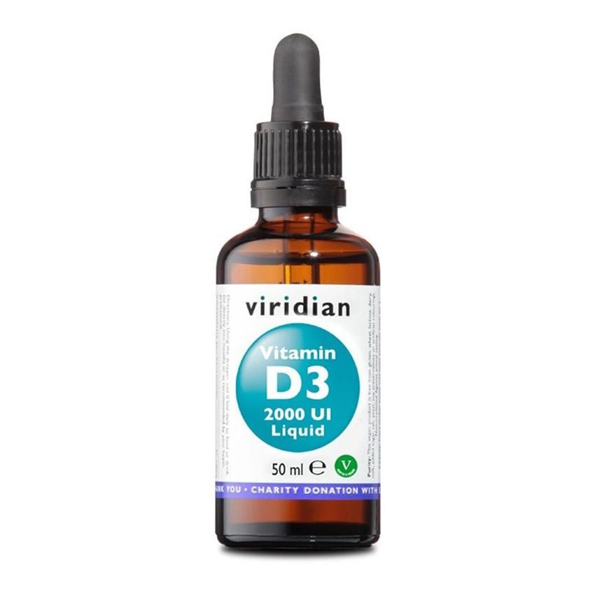 Viridian Vitamin D3 2000UI Liquid Supplement