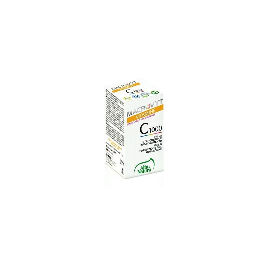 Alta Natura Macrovyt - Compresse di Vitamina C 1000mg, Confezione da 30