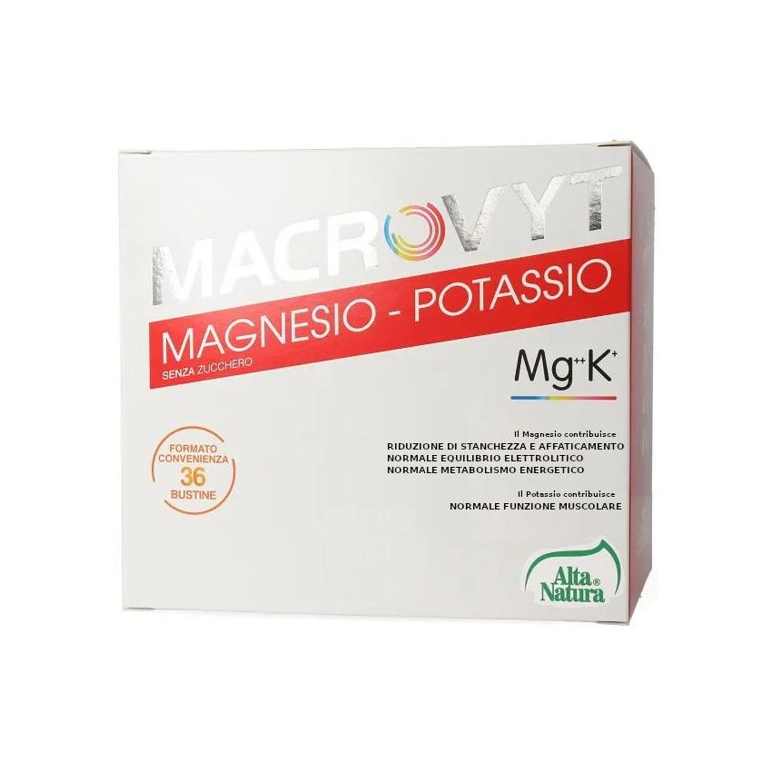 Macrovyt Magnesio e Potassio - 36 Bustine Salutari