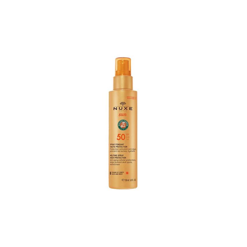 Nuxe Sun - Spray Solare Alta Protezione SPF50 per Viso e Corpo, 150ml