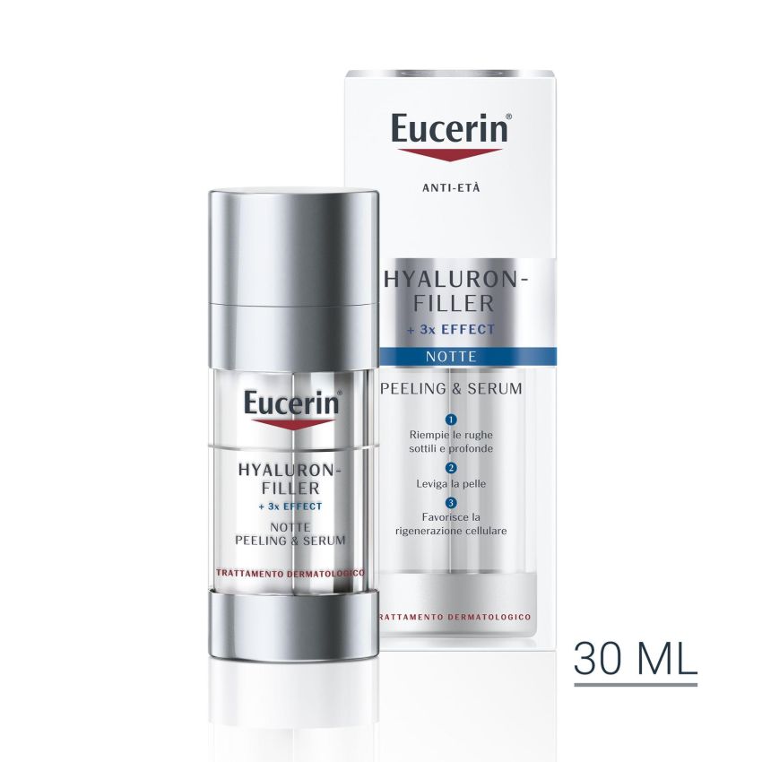 Eucerin Hyaluron-Filler Siero Esfoliante Notturno - 30ml