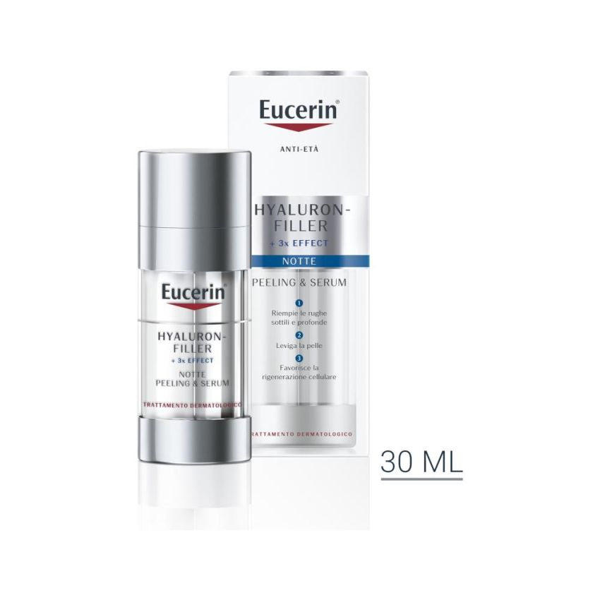 Eucerin Hyaluron-Filler Siero Esfoliante Notturno - 30ml