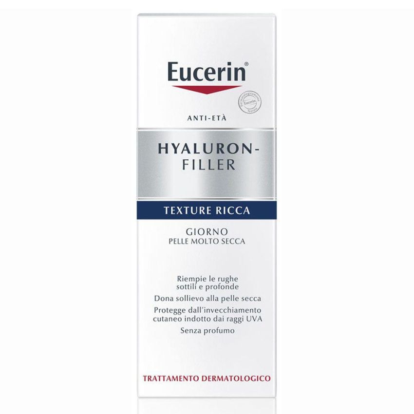 Eucerin Hyaluron-Filler Crema Giorno a Texture Ricca 50ml