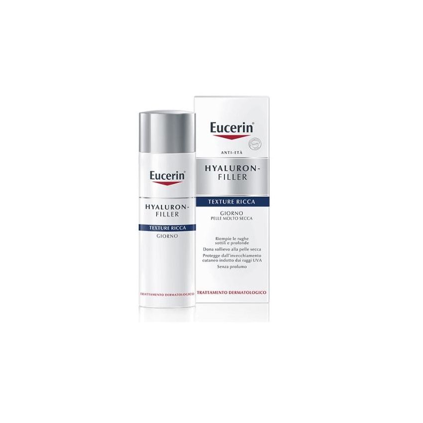 Eucerin Hyaluron-Filler Crema Giorno a Texture Ricca 50ml