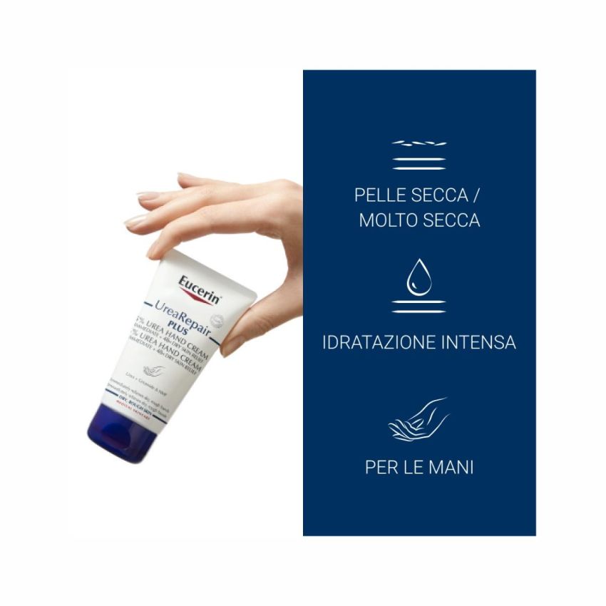 Eucerin UreaRepair Rigenerante Crema Mani con 5% Urea, 75ml