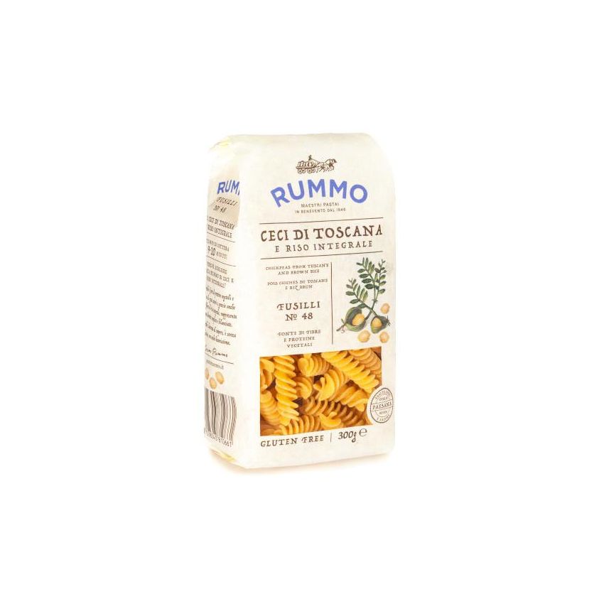 Rummo Fusilli di Ceci Senza Glutine - Pasta di Legumi, 300g