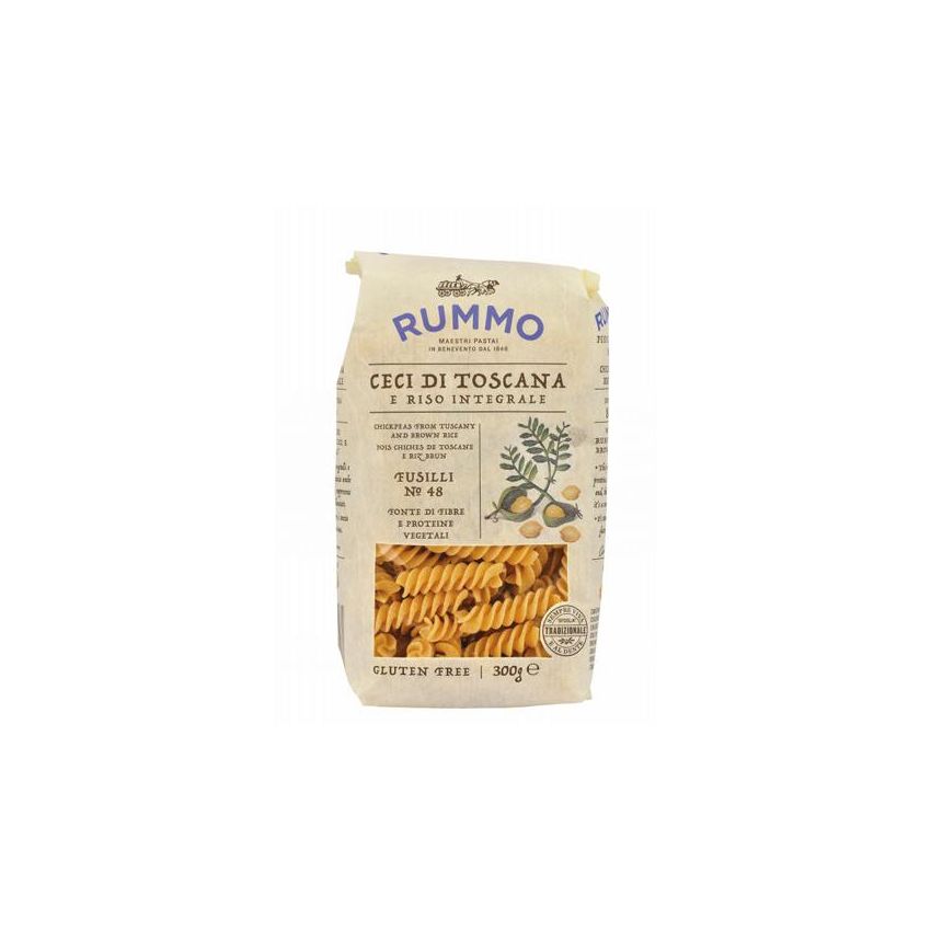 Rummo Fusilli di Ceci Senza Glutine - Pasta di Legumi, 300g