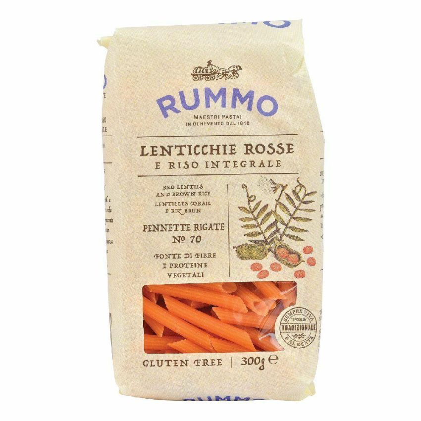 Pennette di Lenticchie Rosse Rummo senza Glutine - 300g