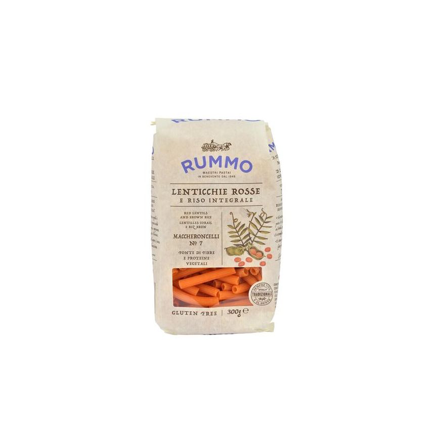 Rummo Maccheroncelli di Lenticchie Rosse Senza Glutine - 300g