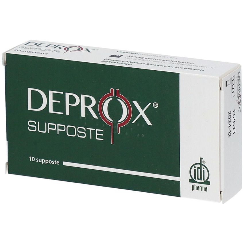 Deprox 10 Supposte Terapeutiche