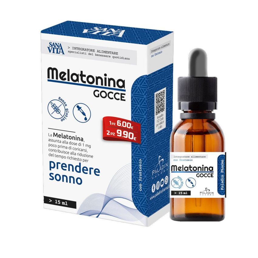 Gocce di Melatonina Sanavita da 15ml