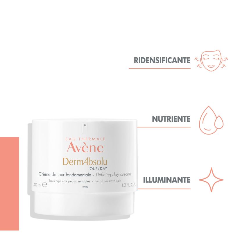 Avene Dermabsolu Eau Thermale - Crema Anti-Età Giorno, 40ml