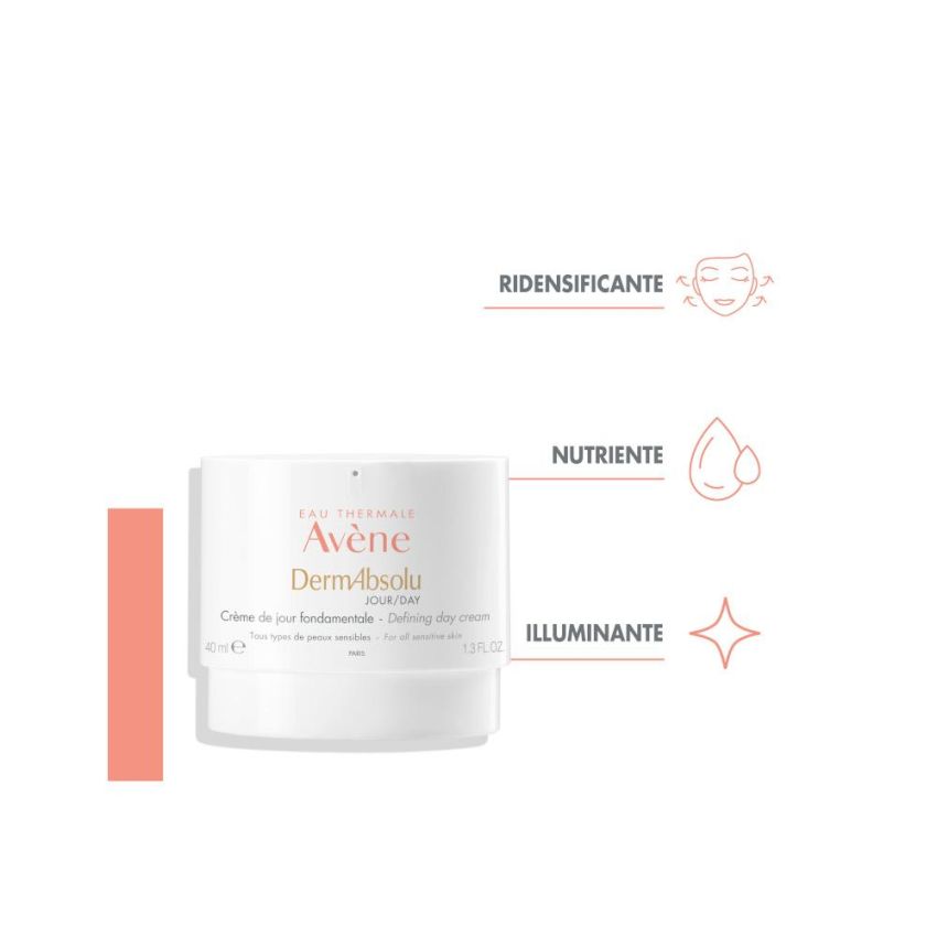 Avene Dermabsolu Eau Thermale - Crema Anti-Età Giorno, 40ml