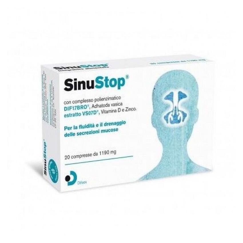 Sinustop - Congestione dei Seni Paranasali - 20 Compresse