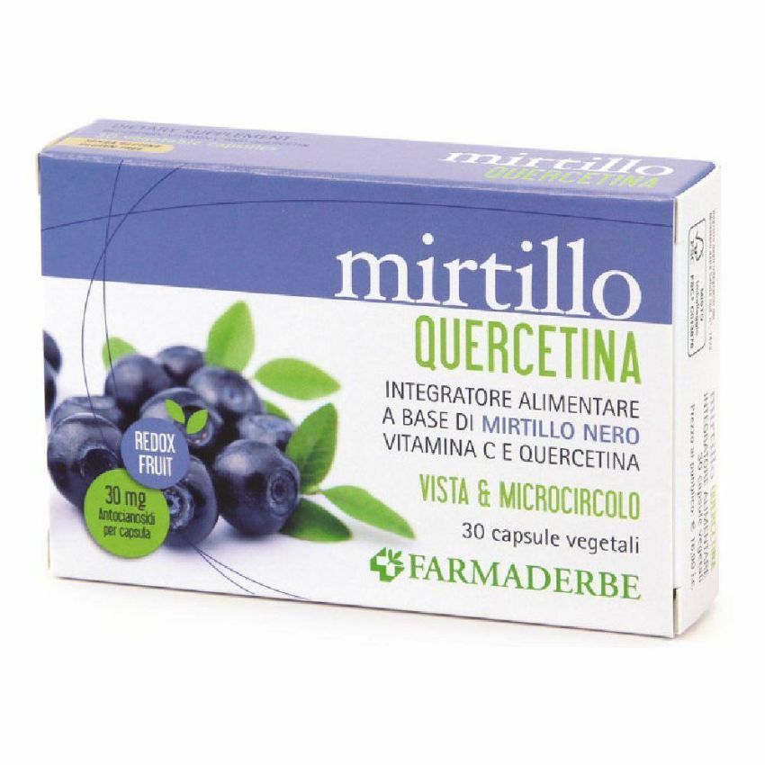 Quercetina e Mirtillo - Integratore in Capsule da 30 Pezzi