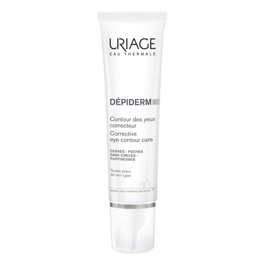 Uriage Depiderm - Crema Contorno Occhi per Pelle Irritata, 15ml