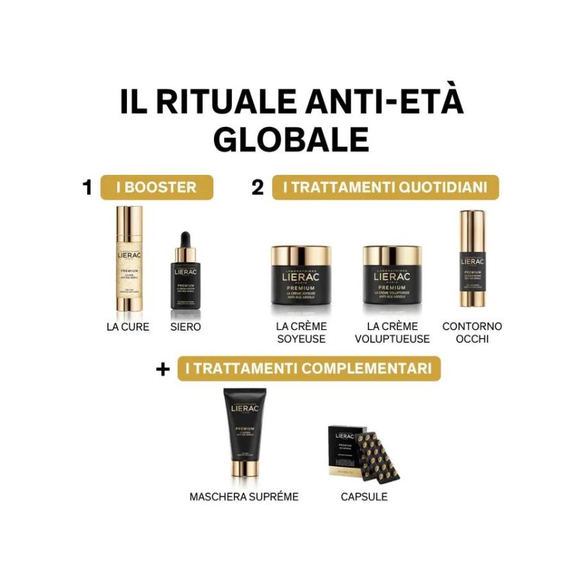 Lierac Premium - Fiala Rigenerante Antietà Globale per il Viso, 30ml