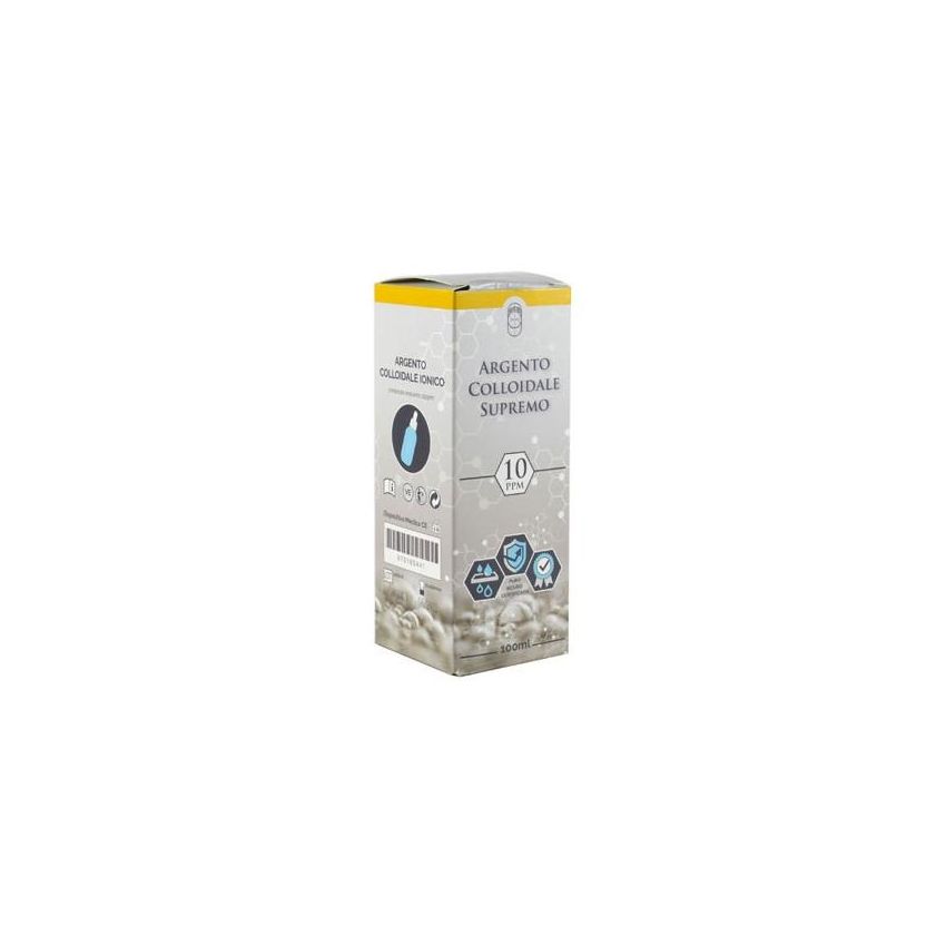 Supremo Argento Colloidale Certificato 10PPM con Contagocce - 100ml