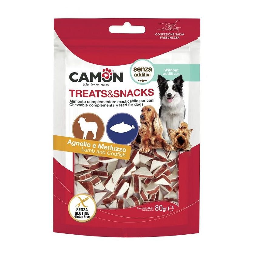 Triangolini Ripieni di Agnello e Merluzzo - 80g