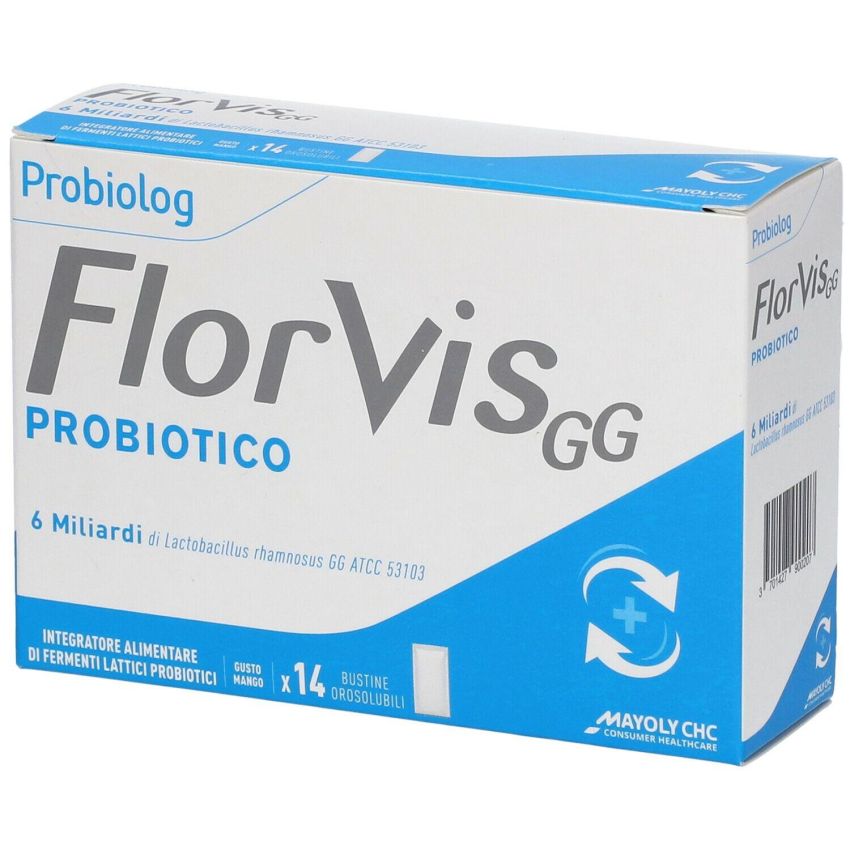 Florvis GG Orosolubili in Bustine - Gusto Mango, Pacchetto da 14